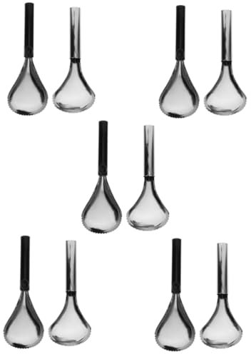 IMIKEYA 10 pezzi Svuotatore Di Zucca In Inox Manico Ergonomico Strumento Manuale Per Rimuovere Nuclei e Polpa Cucina