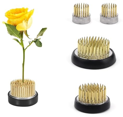 AMONENZ 4 Stück Kupfer Steckigel Blumen, D23*2+D34+D46 Ikebana Blumenigel | Blumenarrangement Werkzeuge für Zuhause Garten Hotel