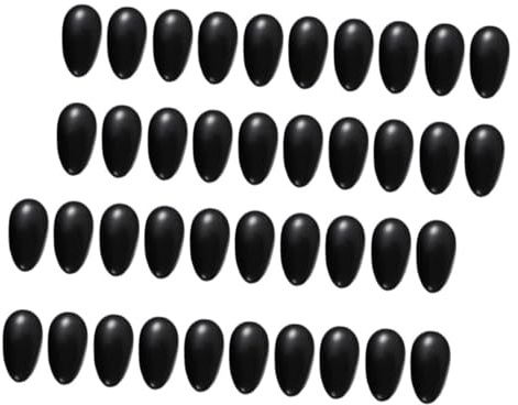 Ipetboom 40stücke Wiederverwendbare Ohrenschützer Für Haarfärbung Ölbehandlung Schutz Vor Farbe Und Hitze Schwarz Unisex Salon Und Herstellungszubehör