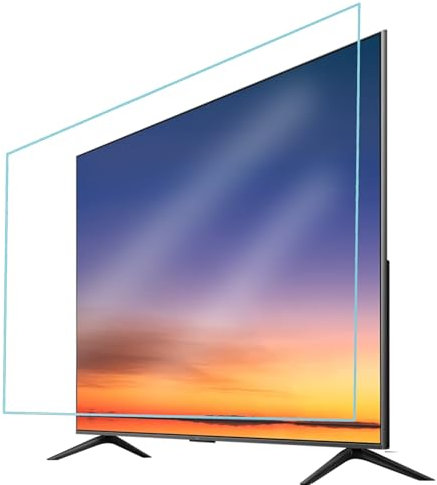 55 Inch Anti Glare TV Screen Protector, Protective Display Anti-Glare Film for Reduces Eye Strain, Easy Installation,55 Inches(1221x689mm)