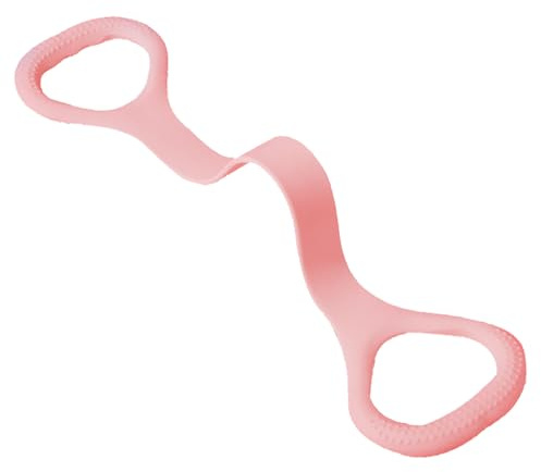 Figura 8 Fascia per esercizi - Fasce elastiche resistenti | Esercizi per mani antiscivolo per allenamento della forza del braccio, yoga, pilates, fisioterapia, fitness allenamento a casa, palestra