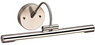 LED Bilderlampe in Nickel verstellbarer Arm 39cm lang 318lm Bilderleuchte Wandlampe Wohnzimmer