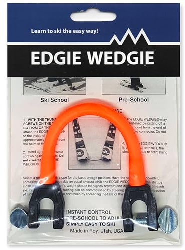 Slope Ropes x Edgie Wedgie Learn-to-Ski Pack (Orange - Edgie Wedgie only)