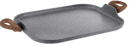Asador 35.5x28.3cm aluminio forjado, apta para inducción