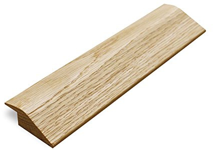 Solid Oak R Section 15mm Ramp Threshold Door Strip Trim Pre Finished Oak, 2.7m