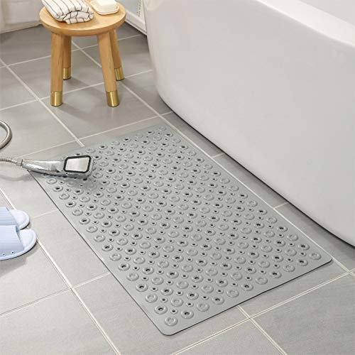 Hogar Alfombrilla Antideslizante baño Antideslizante alfombras de baño alfombras de baño Mats Lin Mu Inicio Baño Hueco de plástico Antideslizante Mat Copa de succión, Tamaño del óvalo: 39cm x 69cm