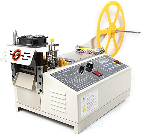 Taglierina automatica digitale per cintura con cerniera, nastro in nylon, larghezza 100 mm