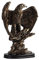 Desktop-Skulptur Bronze Harz Tier Skulptur Winged Eagle Statue Ornamente Miniatur Handwerk Figuren Ornamente Home/Shop/Büro/Bar Schmuck Geschenke