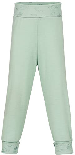 Engel Jungen Baby Hose mit Nabelbund Merinounterwäsche Grün 50/56