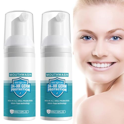Teethaid Mouthwash, Teeth Aid Mouthwash, Foam Toothpaste, Fluoride-Free Toothpaste, Oral Care Toothpaste, Teeth Whitening Booster, Teeth Whitening, Frischer Atem