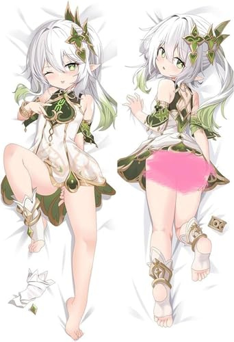 RuiHao Anime Kissenbezug Für Ecchi Manga Sexy Hentai Waifu Ahegao,Anime Pillowcase Digitaler Doppelseitiger Druck Kissenbezug,Seitenschläferkissen Bezug,Bedding Umarmungskissen Bezu