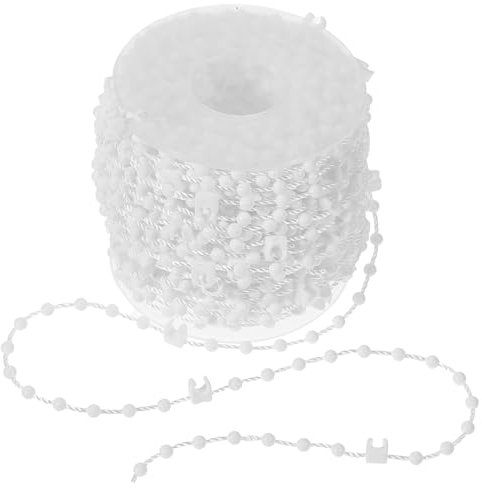 SOLUSTRE Rollozubehör Mit Rollobeschlagverbinder Rolloperlenketten Und Rollobeschläge Für Rollos Und Vorhänge Lang
