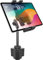 GDZN Soporte Tablet Coche Portavasos, [Brazo Metálico] Soporte iPad Taza Copa para automóvil - 360°Rotación Soporte Tablet Camión para iPad Pro Air Mini, Galaxy Tab Ultra, Tableta de 4-13 Pulgada