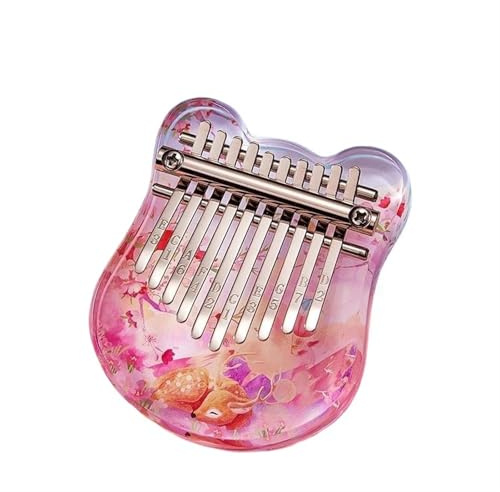 Kalimba Acryl Kalimba 10 17 21 Tasten Daumenklavier Musiktastatur Fingerklavier Für Musikinstrumente(C10)