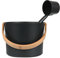 Mocturnity Secchio in Alluminio per Sauna Finlandese Set di Cucchiai a Lunga Secchio da Sauna Bagno Accessori di Ricambio per Sauna Hammam