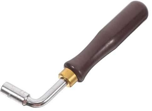 Dulcimer Tonstimmwerkzeug 401/402, Hackbrett Einstellschlüssel | Edelstahl und Kunststoff, Braun, Tragbar und Ergonomisch, für Präzises Stimmen Am Hackbrett Instrument