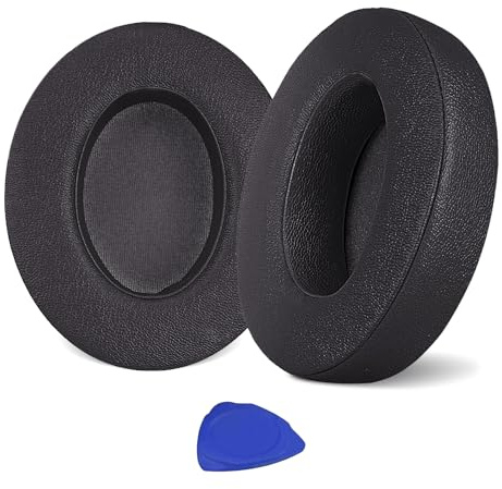 Aurivor Studio 3 Replacement Ear Pads for Beats Studio 3/2 Headphones, Cushions Earpads with Premium Protein Leather, Softer Memory Foam, Stronger Adhesive (Black)