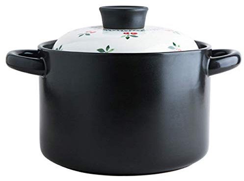 Terracotta Pots For Cooking Terracotta Stew Pot - Anti-slip And Stable, Casserole Dishes With Lids Hob To Oven - Amazing Cookware,Multi-colored-3.5L