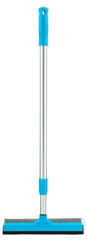 Extendable Window Squeegee Cleaning Equipment Glass Wiper Sponge Head 60-105cm