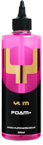 Yum Foam Plus 500 ml - High-Concentrate Resin Ceramic Vehicle Sealant – Gloss Booster, Hydrophobic Protection, 8-12 Weeks Durability, Use on Paint, Glass, Wheels & Plastics