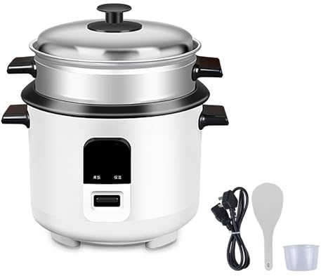 Cuociriso con vaporiera (2-6L) Pentole antiaderenti Multifunzione per Uso Domestico con Isolamento Intelligente per 1-8 Persone 220-240V (3l)