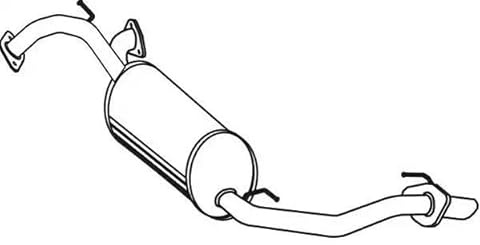 Rear Silencer Honda Civic