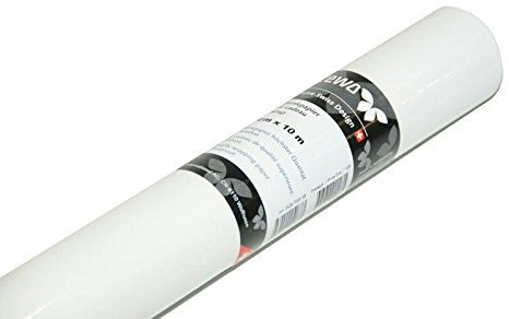 Schlichtes & Hochwertiges Natron Geschenkpapier für Weihnachten/Ganzjahr - 70cmx10m - Gute Reißfestigkeit - Große Auswahl an Geschenkrollen - Weihnachtsgeschenkpapier/Geschenkverpackung (Weiß)