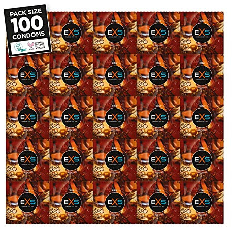 Healthcare Kondome-100EXSCOLA Natural Latex-Plain Color Einheitsgröße