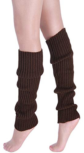 carol -1 Damen Mädchen Beinwärmer Stulpen Legwarmers Grobstrickstulpen Lange Winter Beinwärmer Gestrickt Verdicken Beinstulpen Böhmen Mädchen Extra Lang Warmer Over-Knee Lange Stulpe Tanzen Strumpf