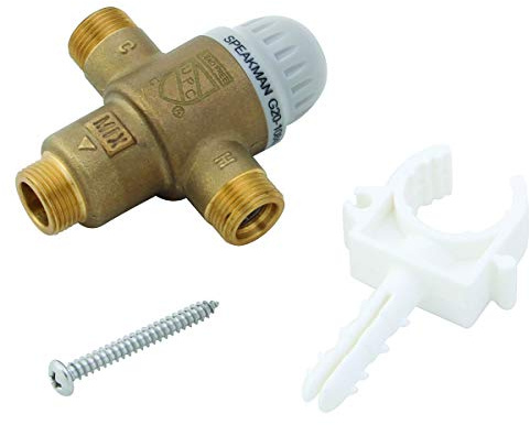Speakman TMV Under Counter Thermostatic Mixing Valve, Rough Brass