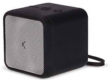 KSIX Kubic Box, Altavoz inalámbrico portátil, Autonomía hasta 4 Horas, Llamadas, True Wireless Stereo, Ranura Micro SD, Negro