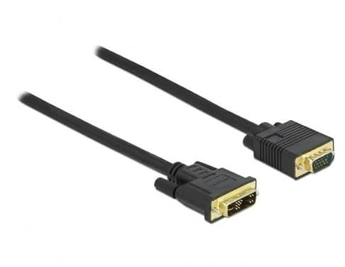 Delock Cable DVI 12+5 Macho a VGA Macho 3 m