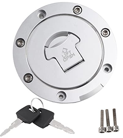 EVTSCAN-Kraftstofftankabdeckung, Edelstahl-Tankdeckel für Tankdeckel für Honda CBR600RR 2003-14 CBR600F4 F4i 2001-2006