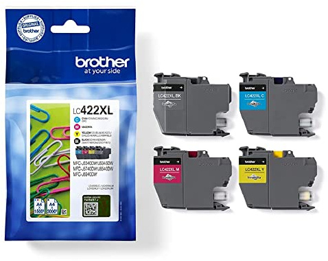 Brother LC-422XLVAL Black/Cyan/Magenta/Yellow,