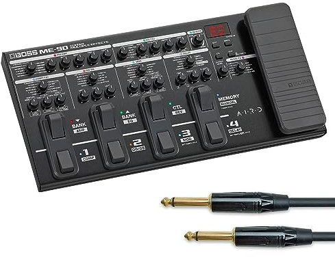 Boss ME-90 Gitarrenprozessor Multi-Effektgerät für Gitarre + keepdrum Klinkenkabel