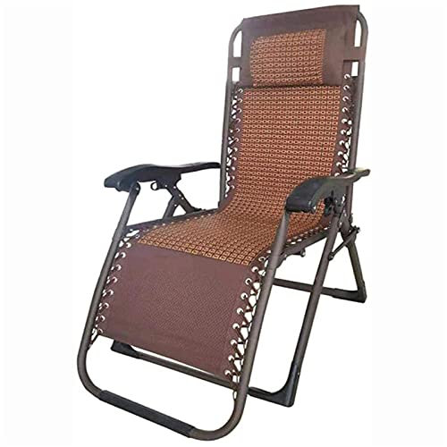CCYENG Outdoor-Stuhl, Liegestuhl für den Garten, Zero-Gravity-Loungesessel, Terrassensitz im Freien, Aluminium-Loungesessel für den Poolrand – Eschenstreifen
