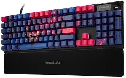 SteelSeries Keycaps — Limited Edition Artist Collaboration — Double Shot Pudding-Style Keycaps — Durable PBT Thermoplastic — Compatible with a Wide Range of Mechanical Keyboards — Special Artwork