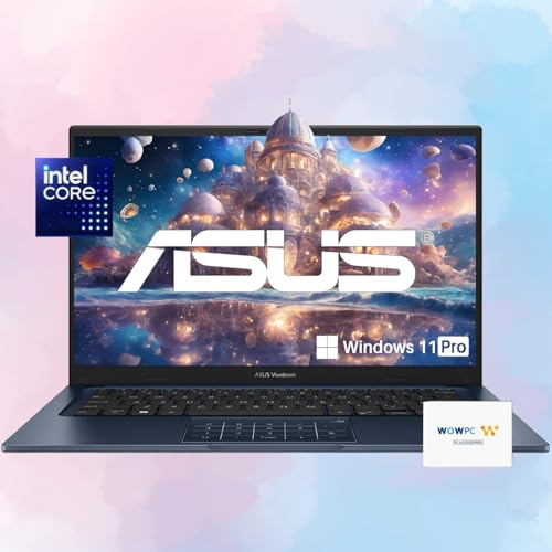 ASUS VivoBook Laptop | 16GB RAM | 1TB PCIe SSD Storage | Display FHD da 14 pollici | Processore Intel di 12a generazione 6 core | Bluetooth | HDMI | Sottile e leggero | Windows 11 Pro | w/WOWPC