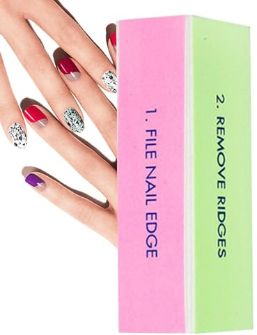 Tampone per unghie - Blocco buffer per unghie | Buffer per unghie | Buffer per unghie a 4 vie, blocco tampone per unghie per la cura naturale delle unghie, blocco per lucidatura unghie, blocco per