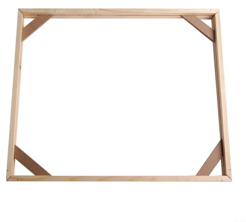 Cornice fai-da-te per dipinti su tela, robusta e in materiali di qualità, cornice in legno per poster e stampe, decorazione da appendere al muro (40 * 50 cm)