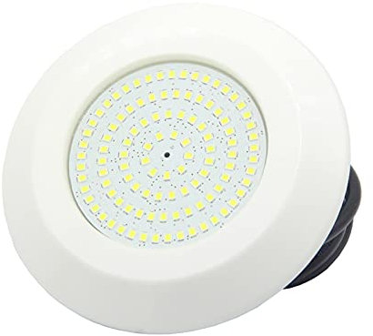 EKOUQIN Éclairage de Piscine à LED Résine sous-Marine remplie RGB LED Piscine IP68 PAR56 Montage POONCE 9W pour Fontaine de Spa Pond Sécurité électrique(12W Pure White)