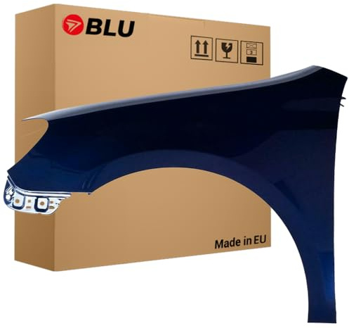 BLU Premium Kotflügel Passend für VW Volkswagen GOLF VI 6 schrägheck LD5Q Links Blau | 2008-2016 | Vorderseite Vorne | Verzinkt & Lackiert | Einbaufertig