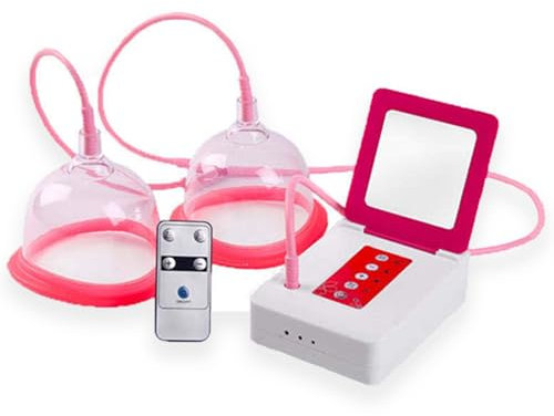 GZGHRZQS Masajeador de Pechos Eléctrico, Copa potenciadora,Mama Ventosa de Vacío liposucción Aparato,para Mujeres con Pechos Poco Desarrollados, para el Cuidado de la Salud de los el Masaje,Copa ABCD