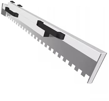 Paleta de mortero ajustable con muesca, herramienta de nivelación de azulejos para azulejos de gran formato, dispositivo de ceniza plana para aplicaciones de pared y suelo