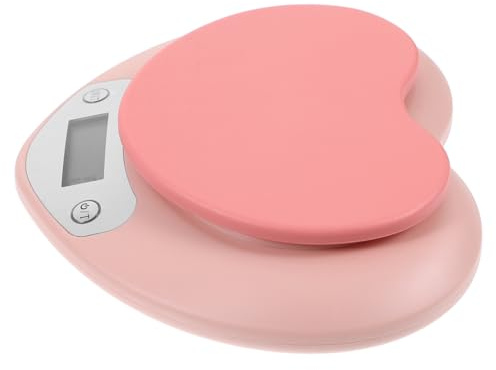 Mipcase Balance De Cuisine Électronique Rose Pratique Plastique Précision Jusqu Pour Pâtisserie Et Cuisine Cadeau Pour Amateurs Et Sportifs