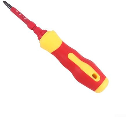 Isolierter Elektriker Schraubendreher Set Magnetisch 24 in 1 mit Chrom-Vanadium-Stahl-Bits für Elektroinstallation und Reparaturen