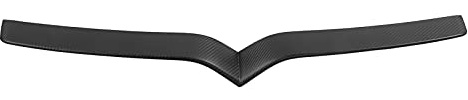 Decorazione griglia paraurti in fibra di carbonio a secco, accessorio esterno per modello S 2014-2021 - Protezione robusta, finitura elegante, facile installazione senza foratura