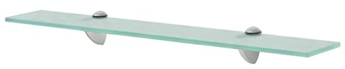 vidaXL Étagère Murale pour Salon Chambre Salle de Bain Verre 60 x 10 cm 8 mm