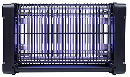 PNI Insektenvernichter Elektrischer UV300 Insektenvernichter Mückenlampe mit 20 Watt, 2 UV-Lichts UV Insektenfalle Mückenfalle Innenbereich Moskitoschutz Lampe für Küche Wohnzimmer und Kinderzimmer