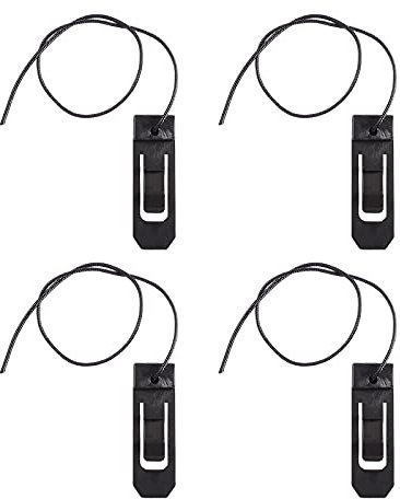 VILLCASE 4 Stück Surfbrett Fin Clips, Surfboard Finnen Clip, Surfboard Flossen Schnalle Paddle Zubehör für Aufblasbare Paddleboards, 4. 3 X 1. 3 X 1Cm (Schwarz)